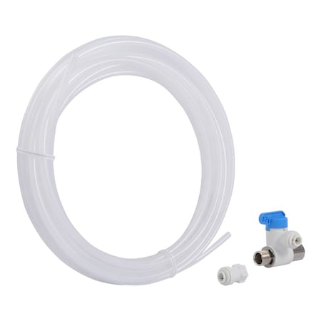 Sharkbite SharkBite 1/2 in. Push Fit X 3/4 in. D Push to Fit 10 ft. Plastic Ice Maker Supply Line Kit ICE MAKER KIT